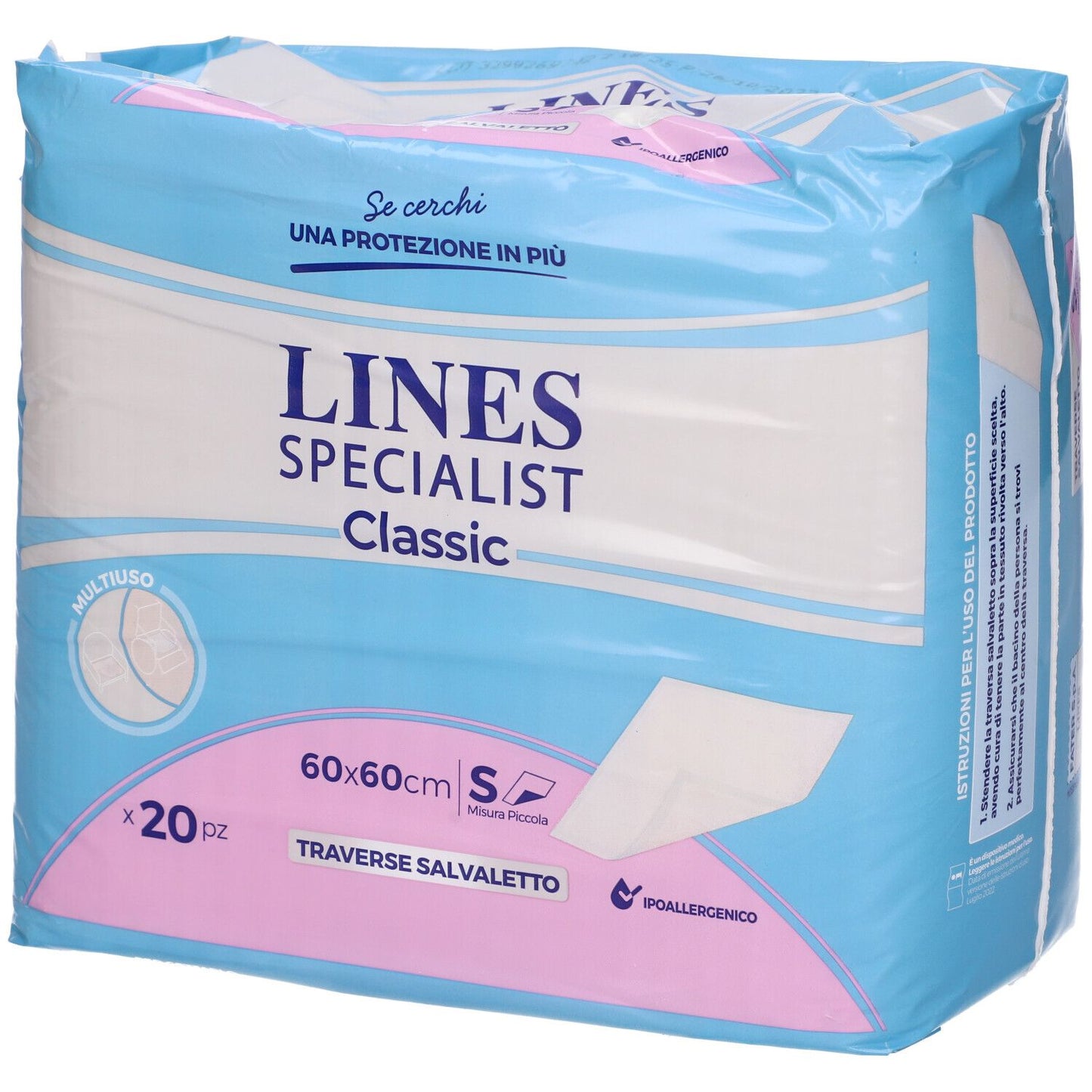 LINES CLAS TRAVERSA 60X60 20PZ