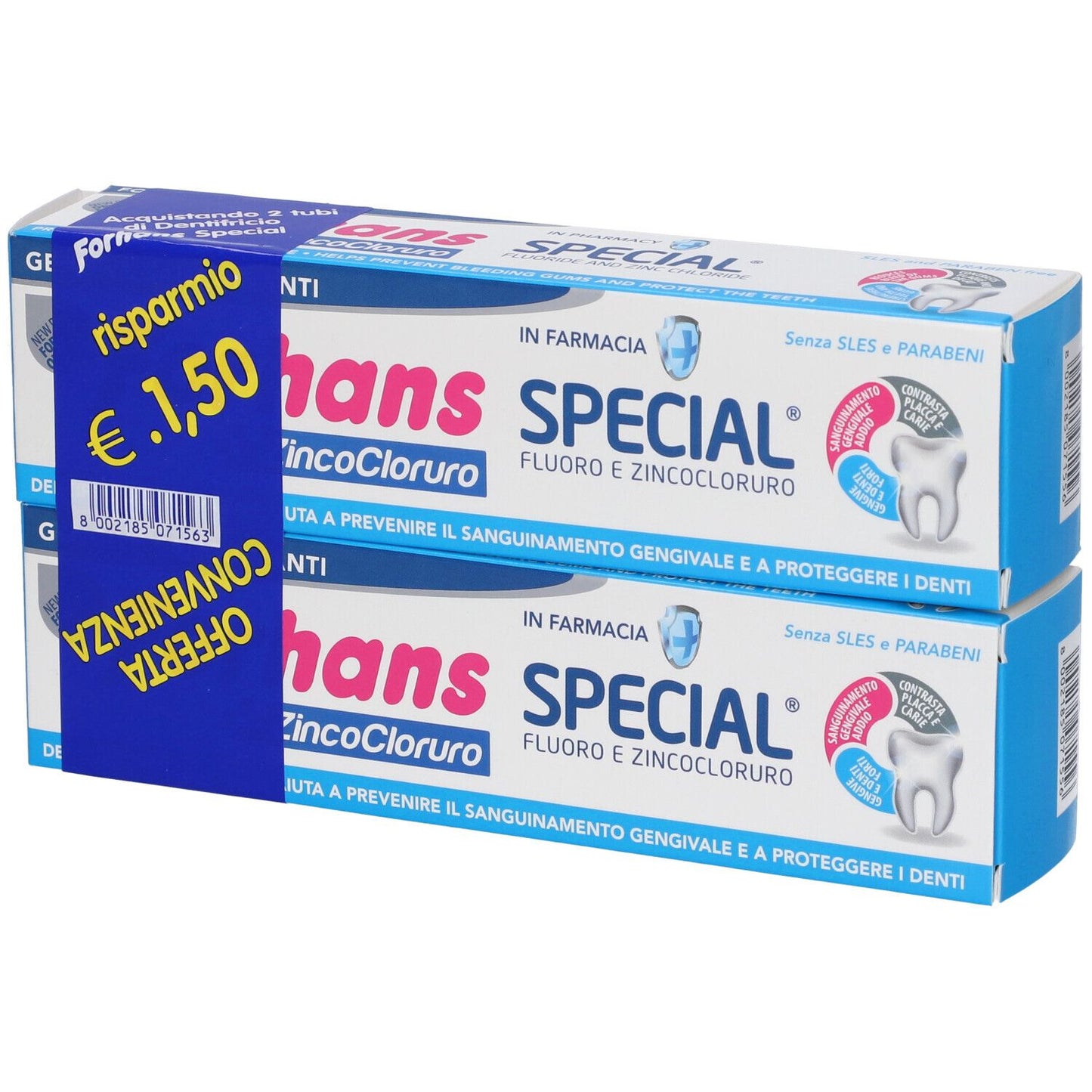 FORHANS SP DENTIF FAMIG 2X75OS