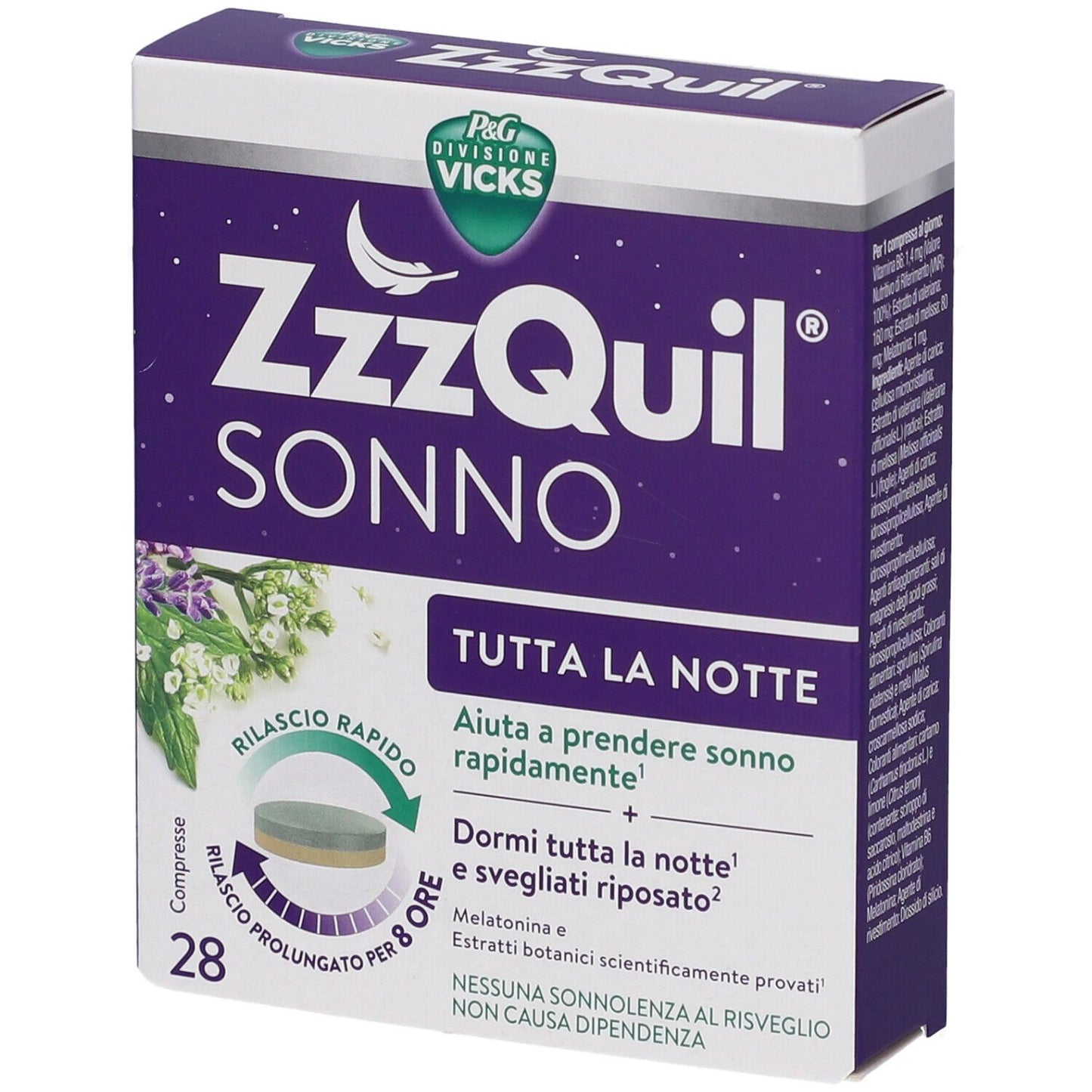 VICKS ZZZQUIL SONNO TUTTA28CPR