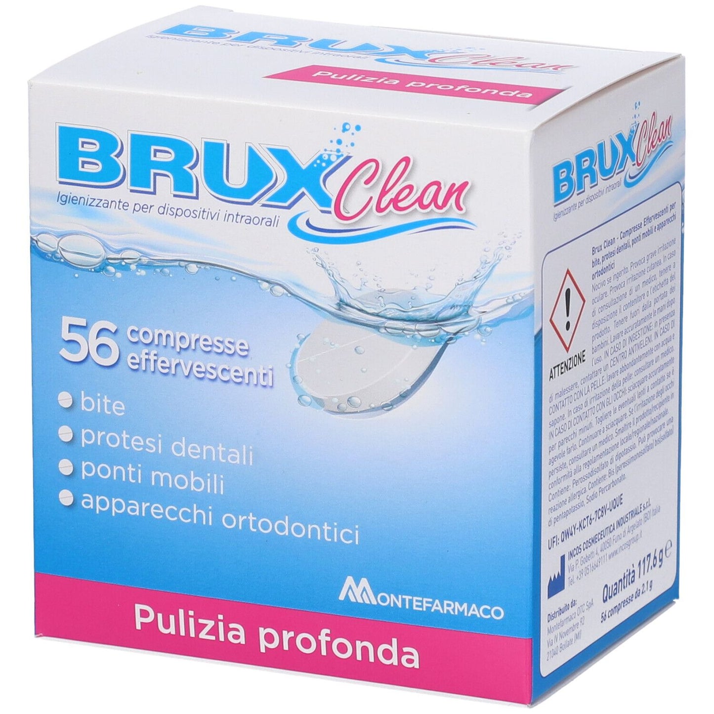 BRUX CLEAN 56CPR EFFERVESCENTI
