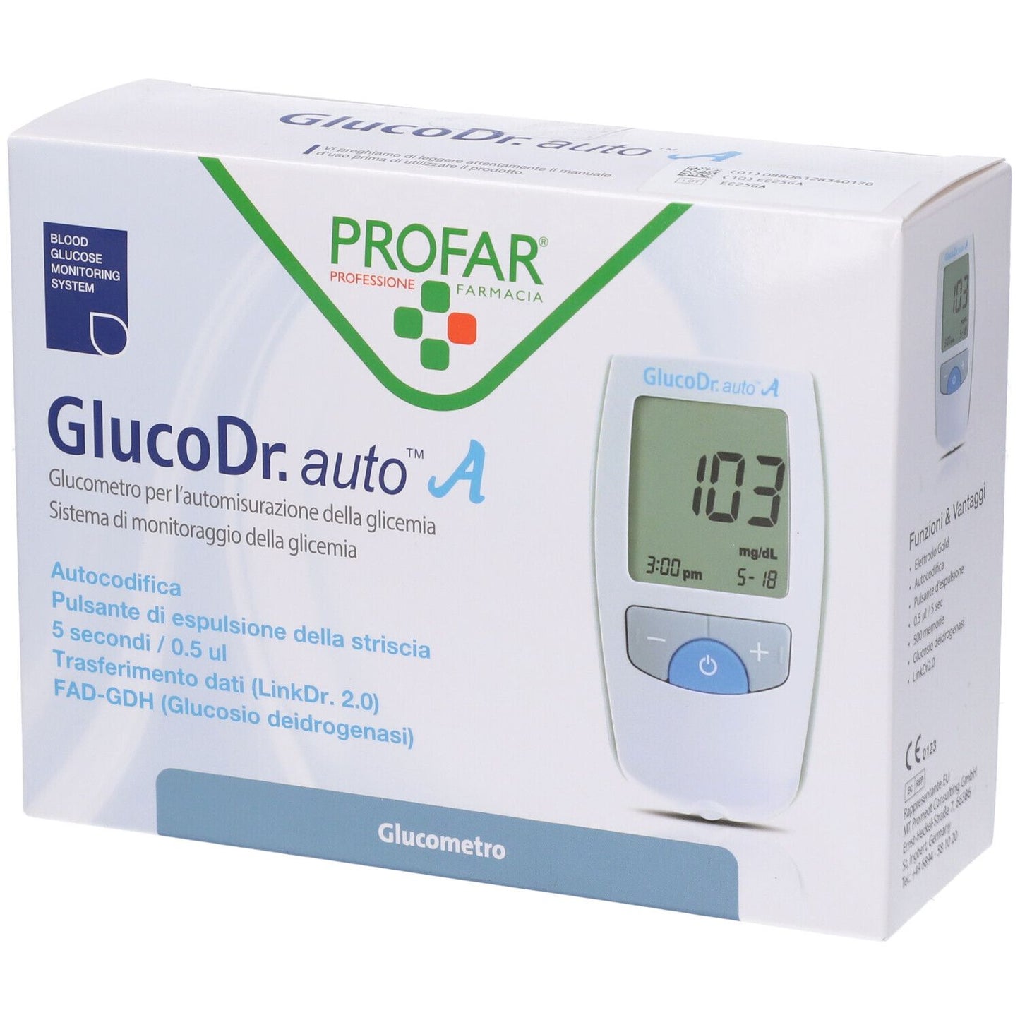 GLUCO DR AUTO GLUCOMETRO 1PZ