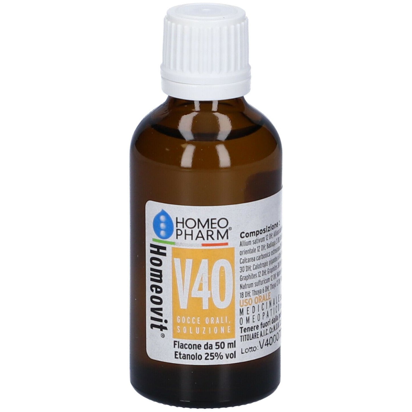 HOMEOVIT V40 Gocce 50ml
