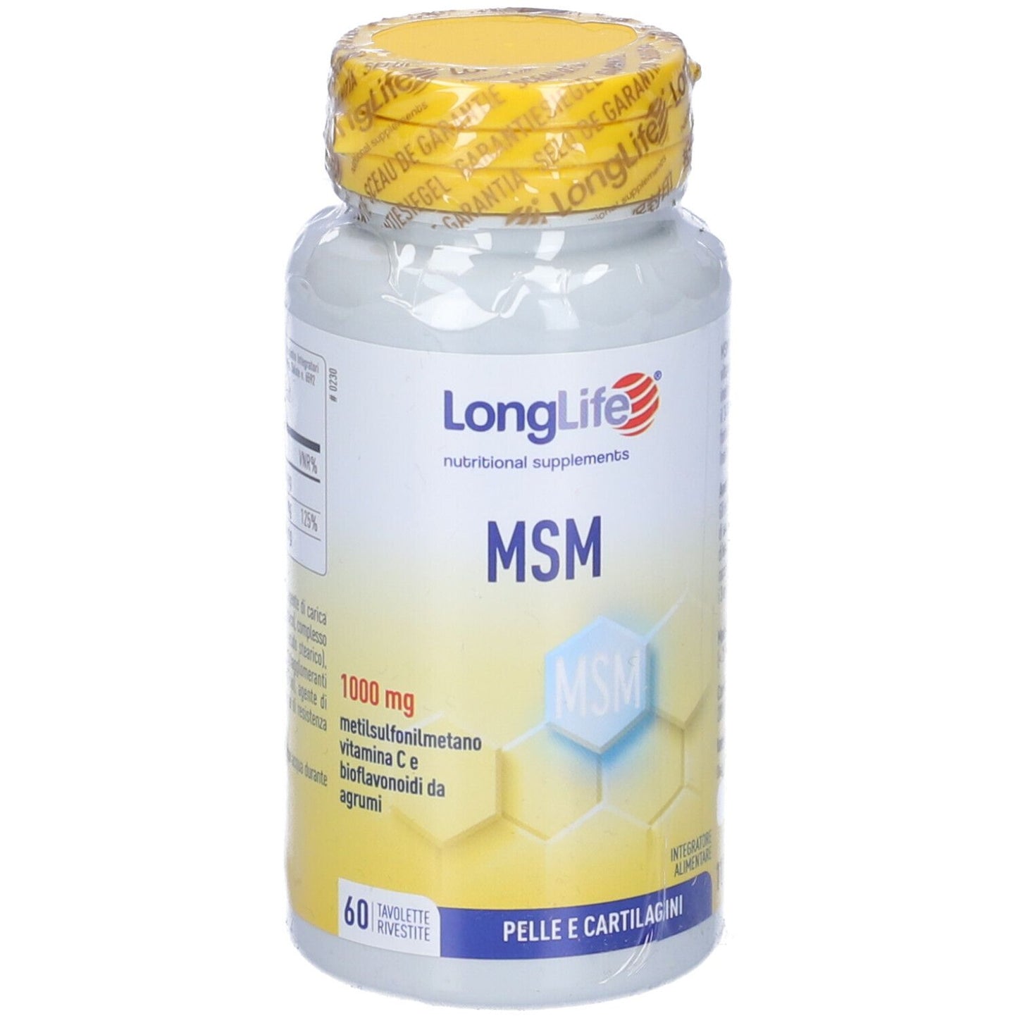 900178272 - LONGLIFE MSM 1000MG 60TAV