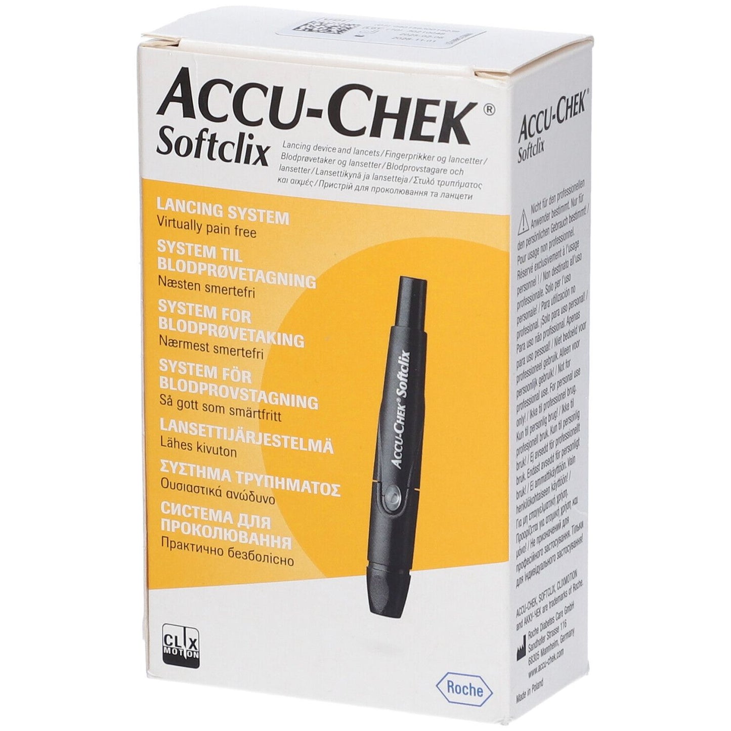 ACCU-CHEK SOFTCLIX 1PEN+25LANC