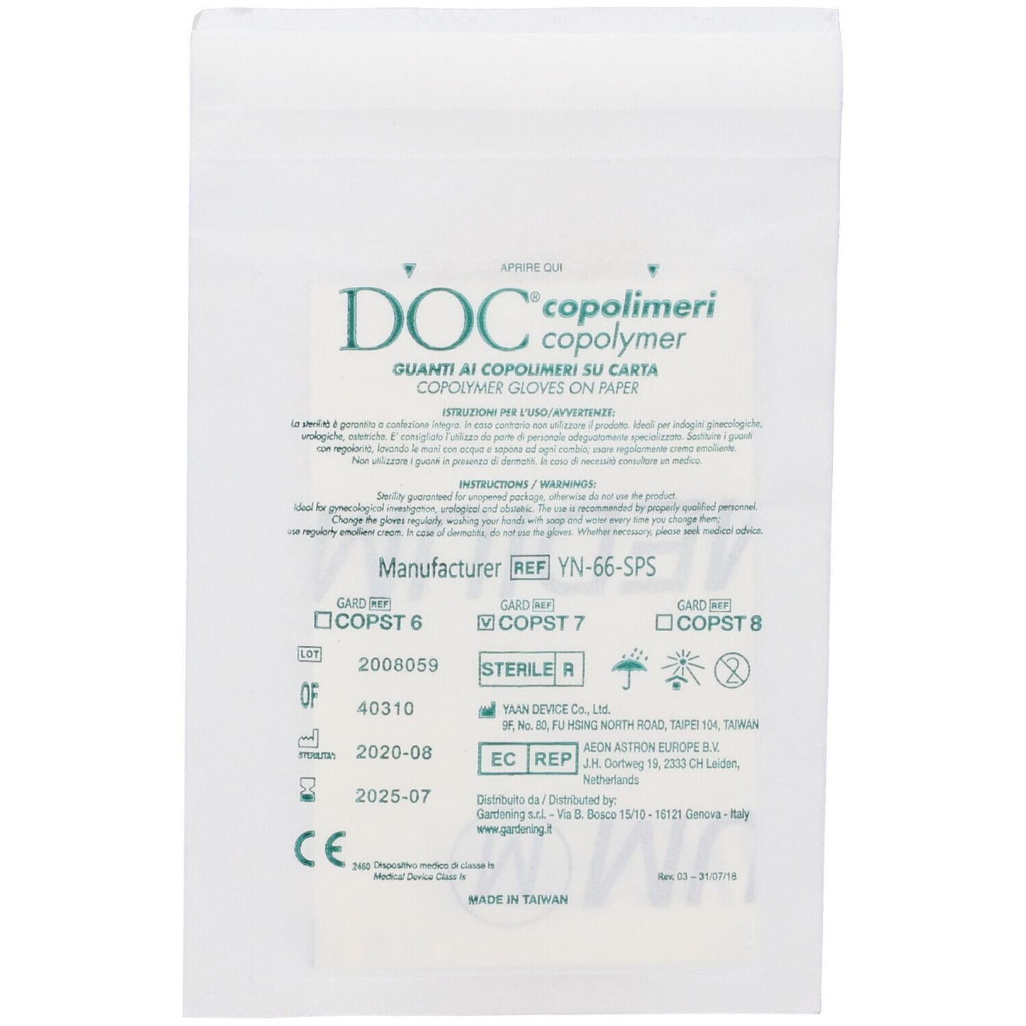 900541044 - GUANTI M/USO SAF*STERILI 1PZ