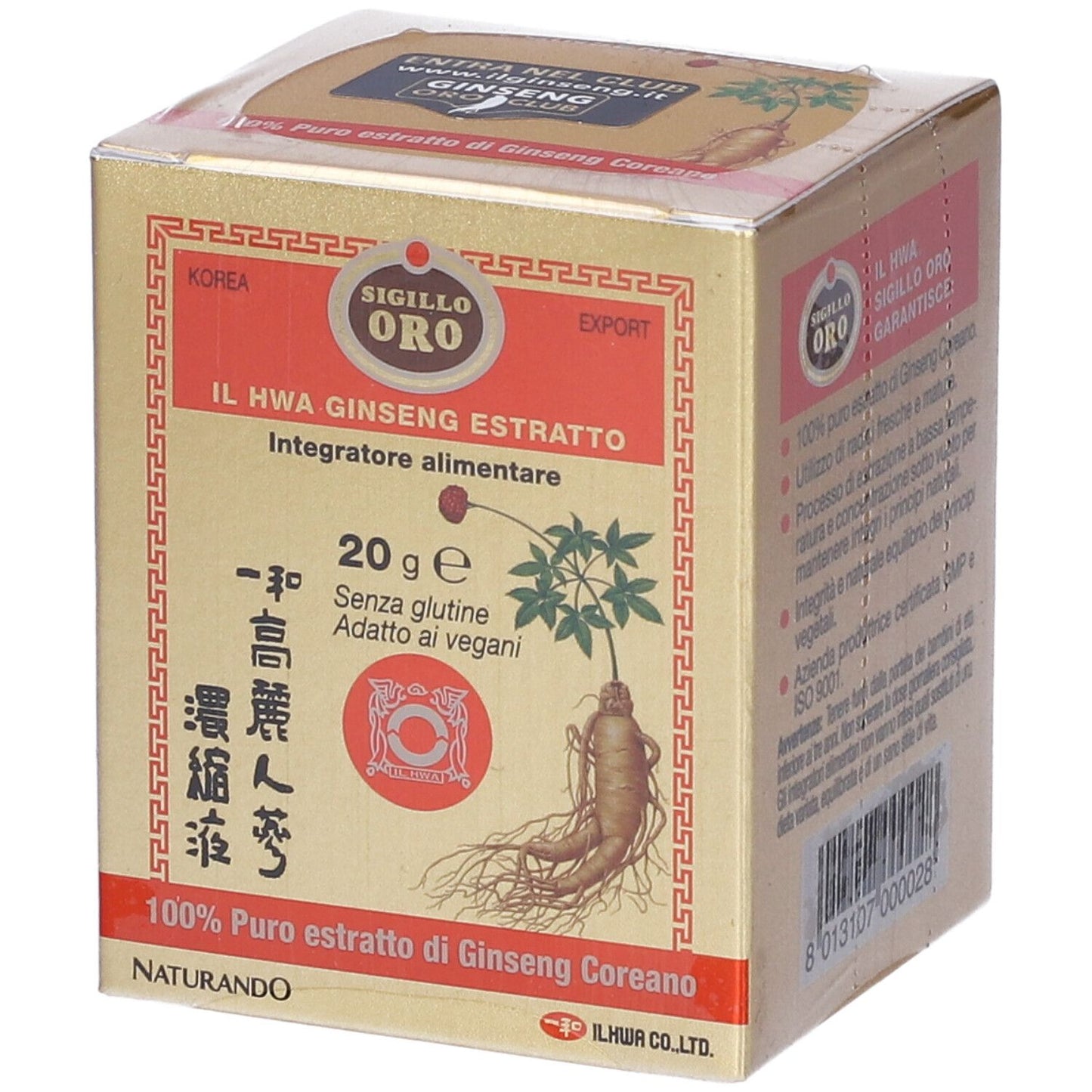 900862970 - GINSENG IL HWA ESTRATTO 20G