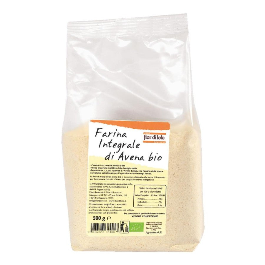 FIOR DI LOTO Farina Integrale Avena 500g