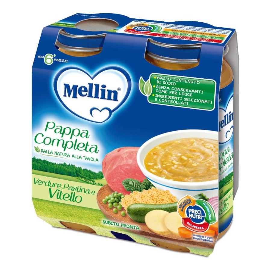 MELLIN Pappa Completa Vitello 2x250g