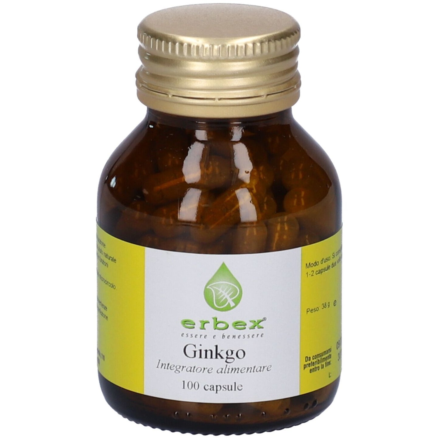 902193212 - GINKGO BILOBA 100CPS 380MG