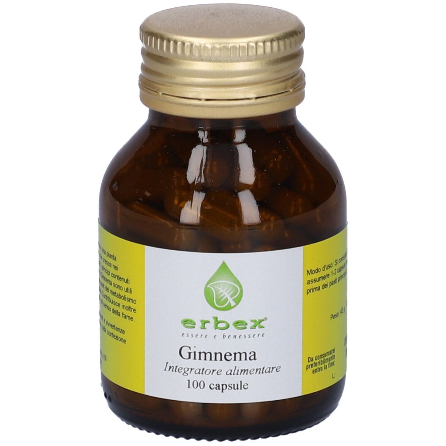 GIMNEMA 100CPS 430MG ERBEX