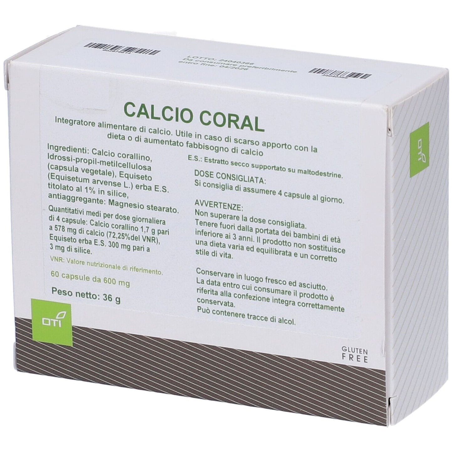 CALCIO CORAL 60CPS