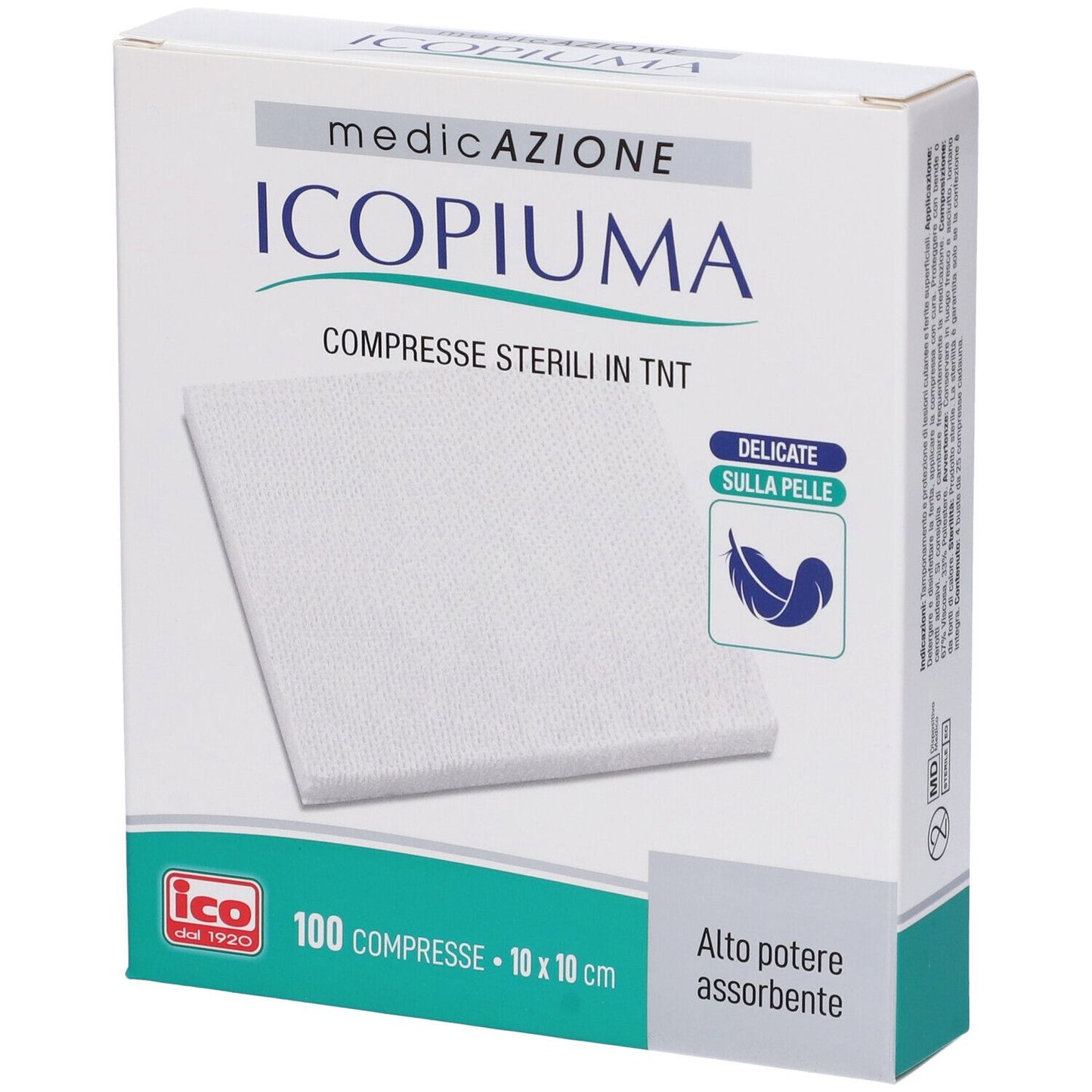 GARZA TNT ICOPIUMA10X10CM 100P