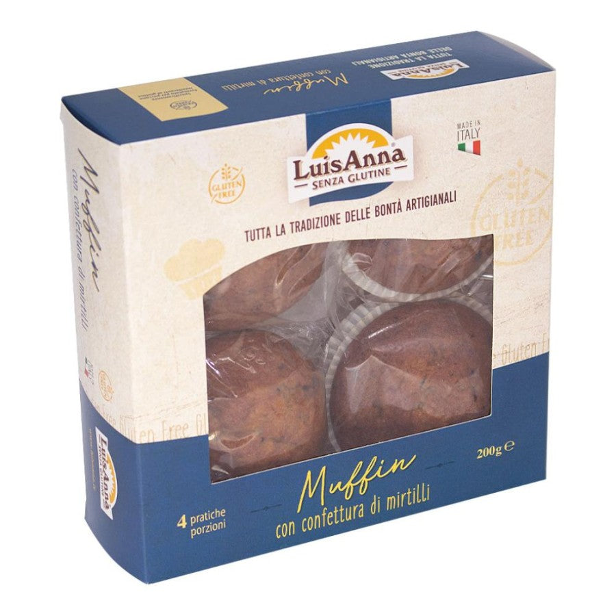 LUISANNA Muffin Mirtillo S/G 200g