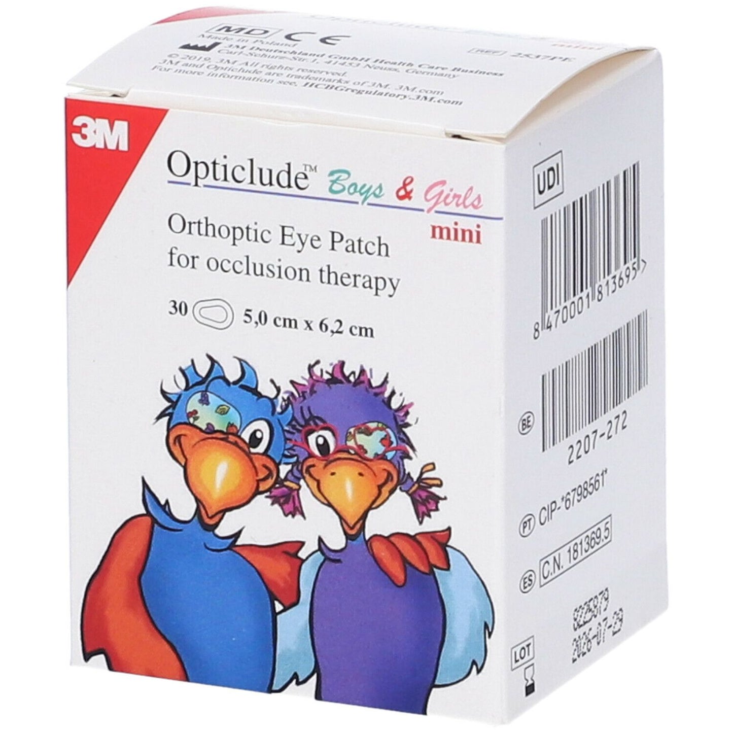 OPTICLUDE BOYS&GIRLS 5X6CM 30P