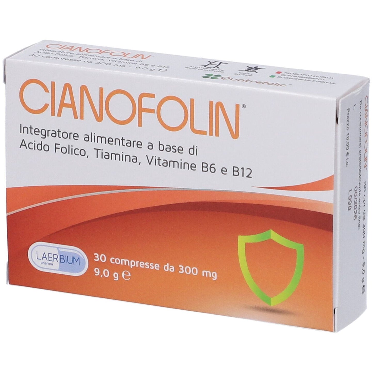 905324810 - CIANOFOLIN 30CPR 9G