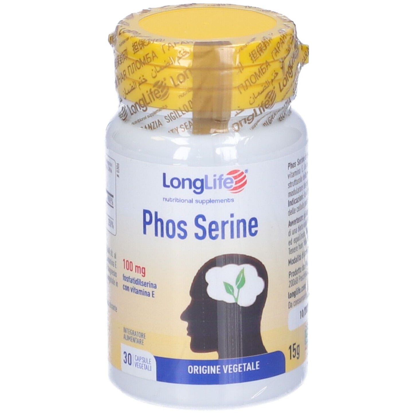 905898957 - LONGLIFE PHOS SERINE 30CPS