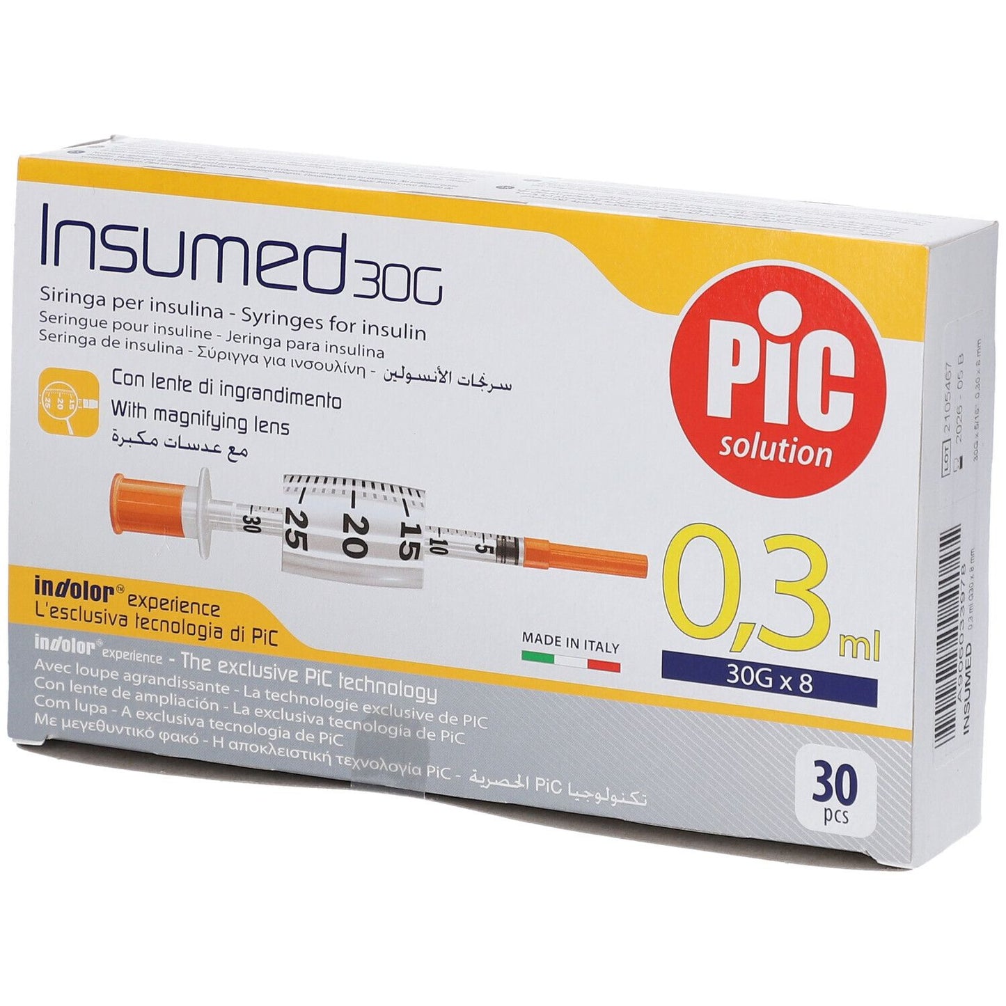 906033978 - SIR PIC INS 0,3 G30X8 30PZ