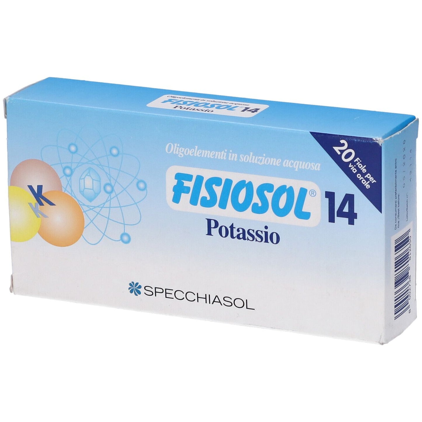 FISIOSOL 14 K 20F 2ML