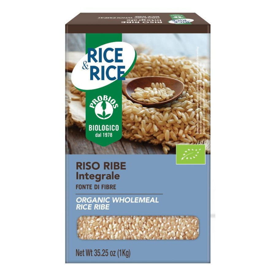 RICE & RICE Riso Lungo Ribe Integrale 1Kg