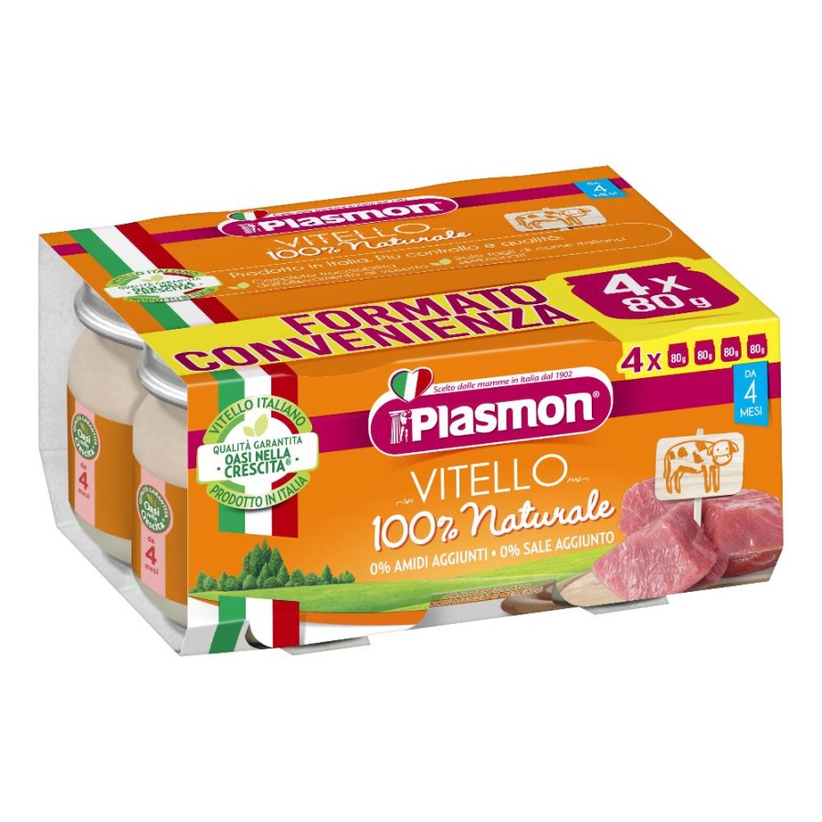 PLASMON OM VITELLO 4X 80G