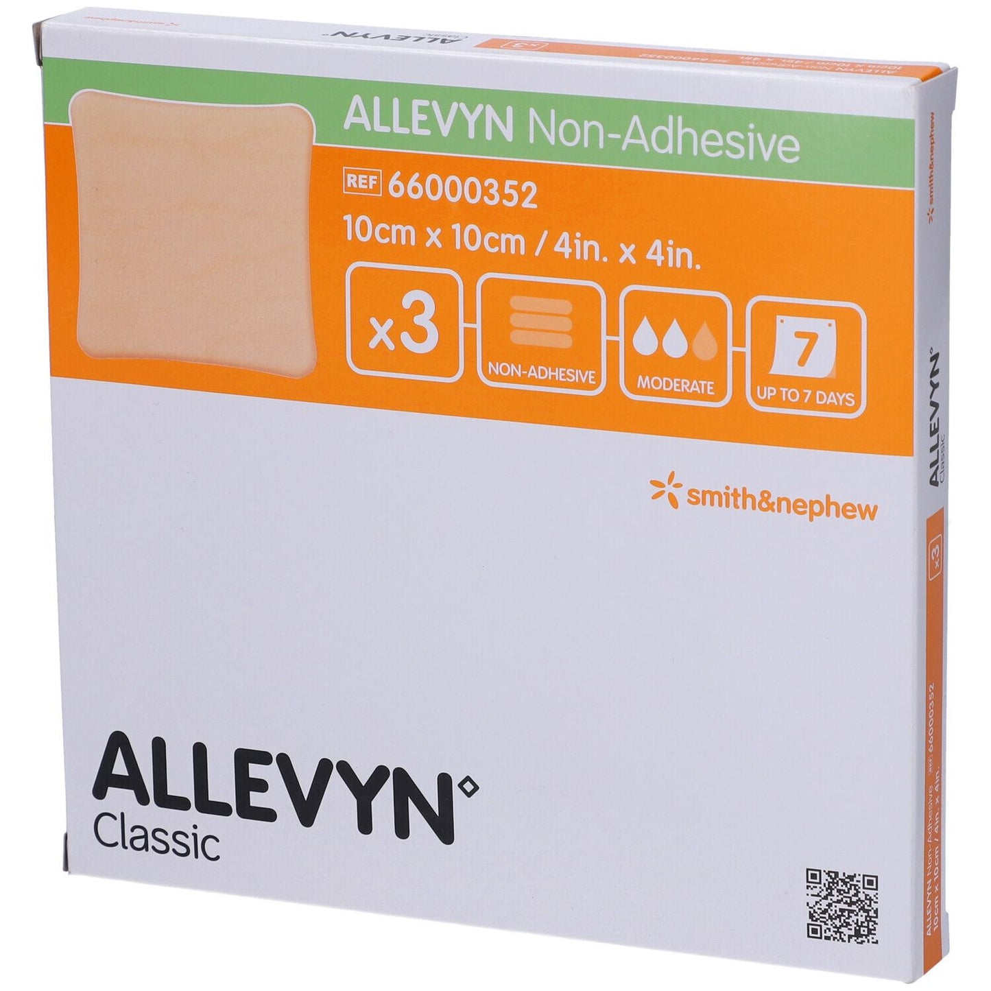 ALLEVYN MED NON ADES 10X10X3 352