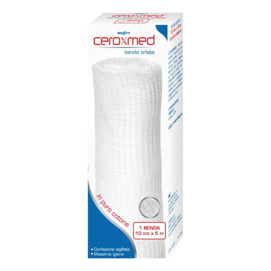 CEROXMED-BND ORL COT 5X10