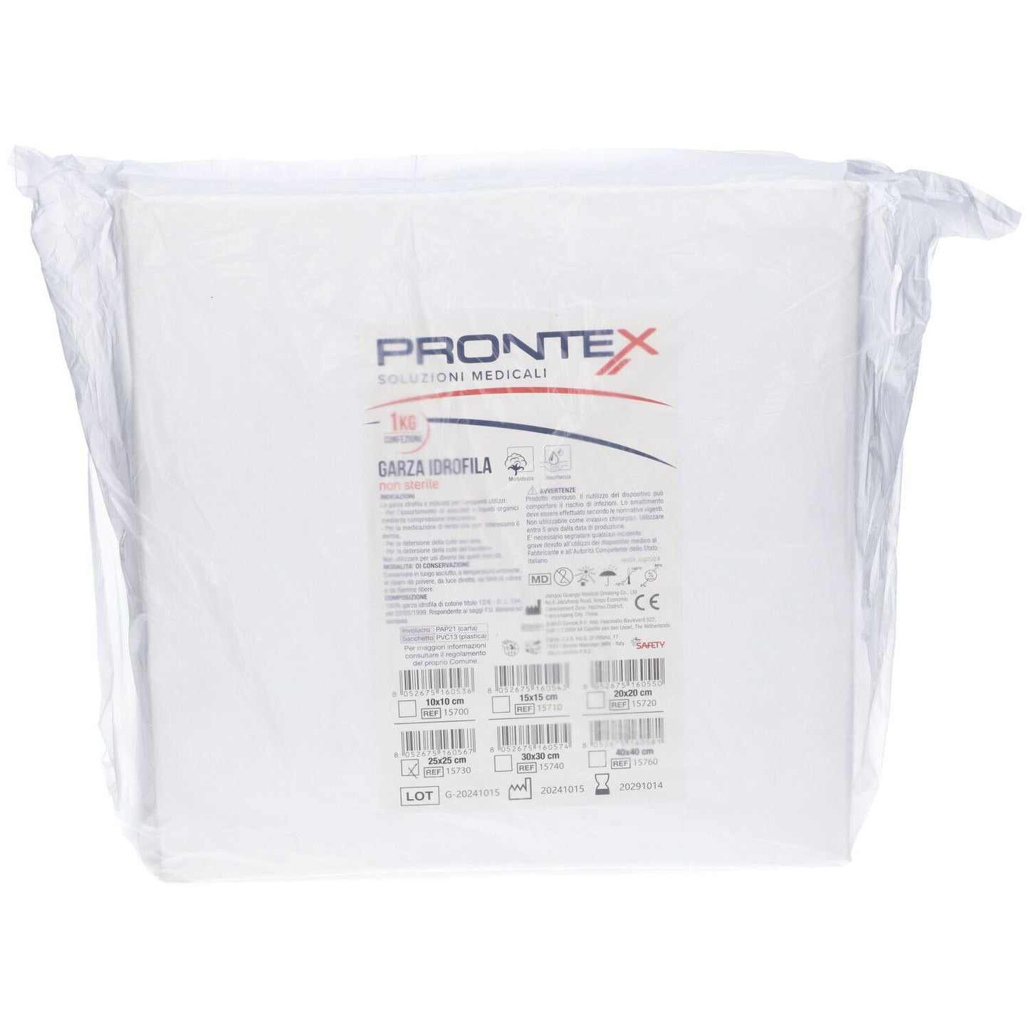 908925516 - GARZA TEXIL 25X25CM 1KG