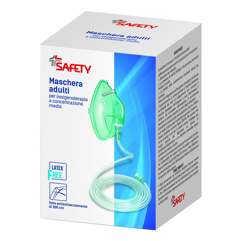 909208922 - MASCHERA OSSIGENOTERAPIA C/TUB