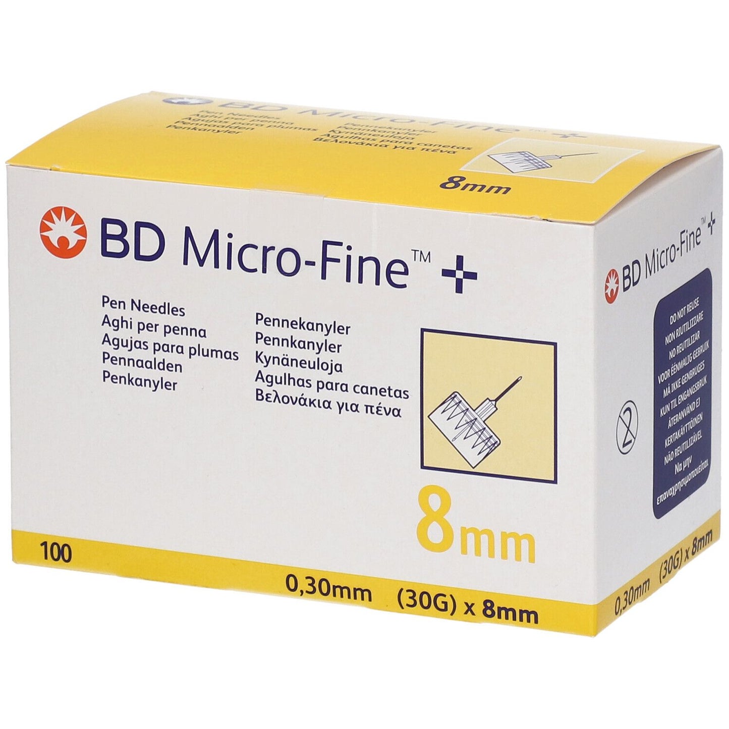 BD-AGO PEN 30G X8MM 100PZ