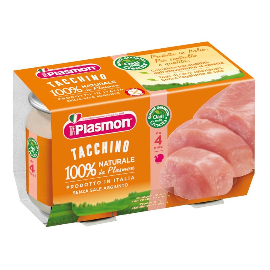 PLASMON Omog.Tacchino 2x120g