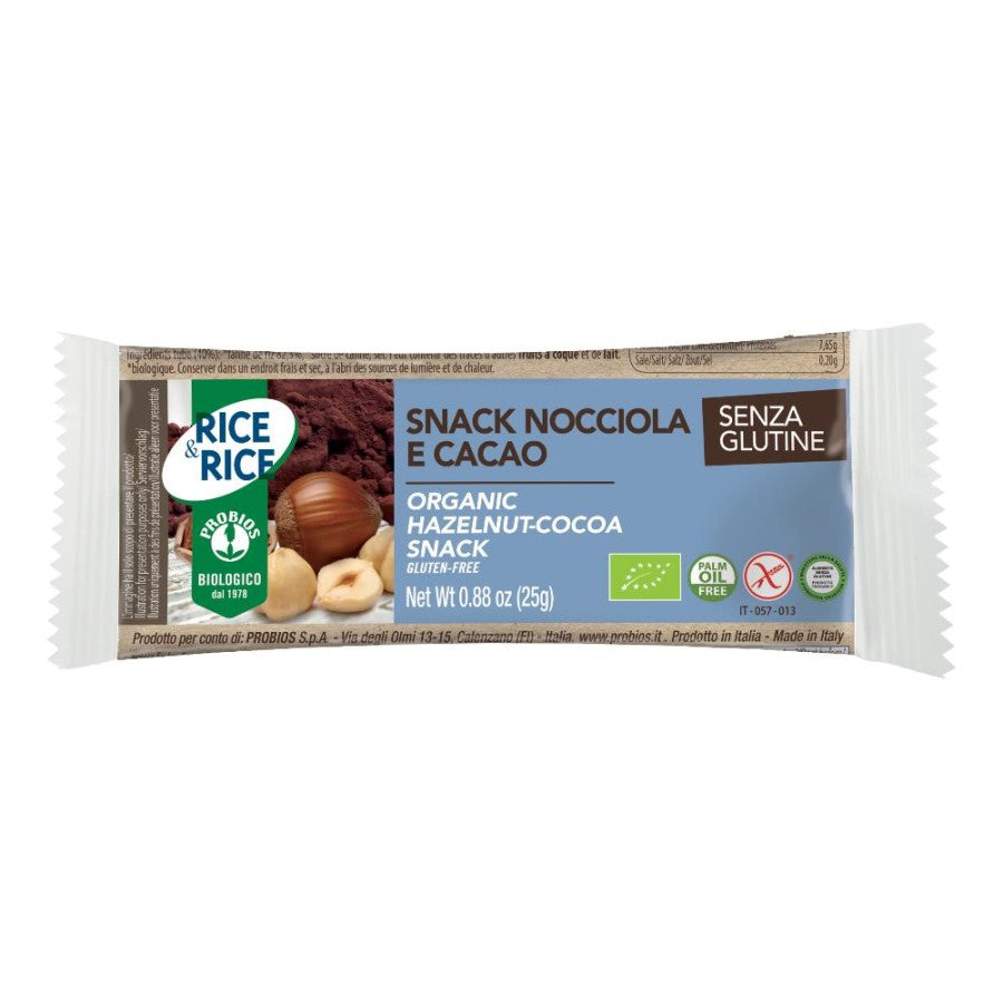 RICE & RICE Snack Riso Nocciola 25g