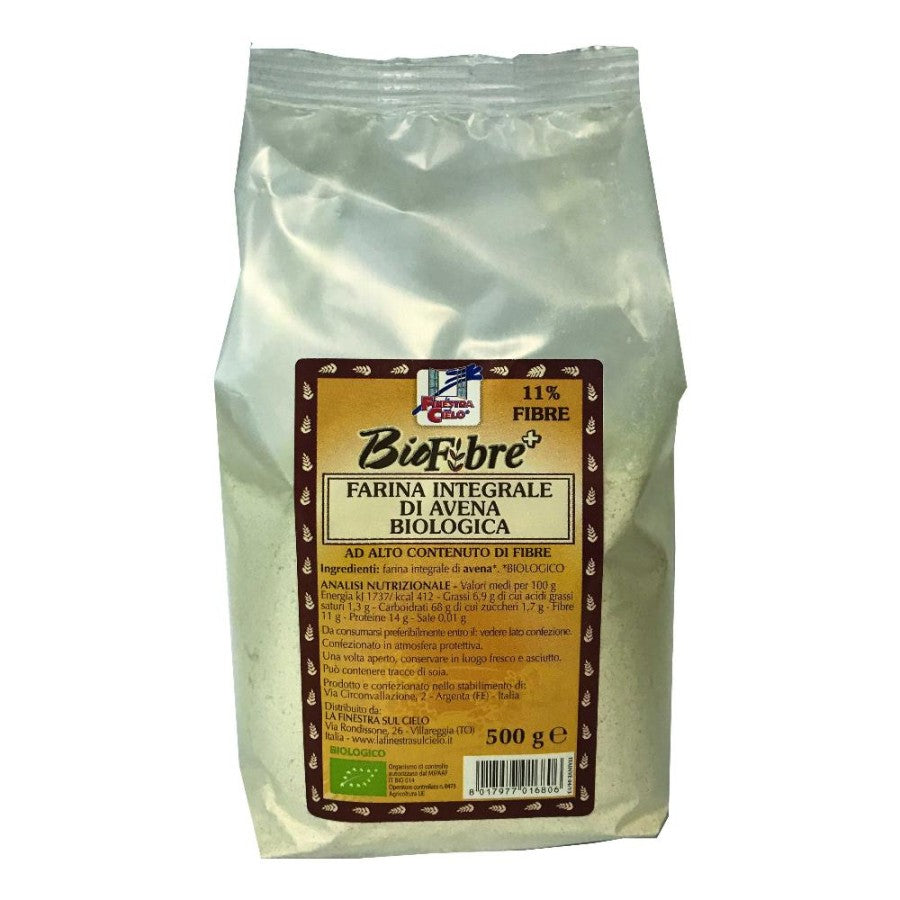 FINESTRA SUL CIELO Farina Integrale Avena Bio 500g