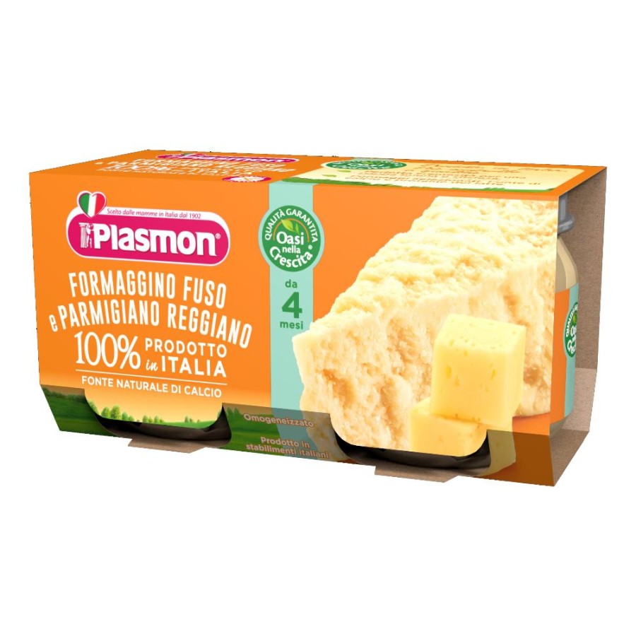 PLASMON Omog.Formaggio Parmigiano 2x80g