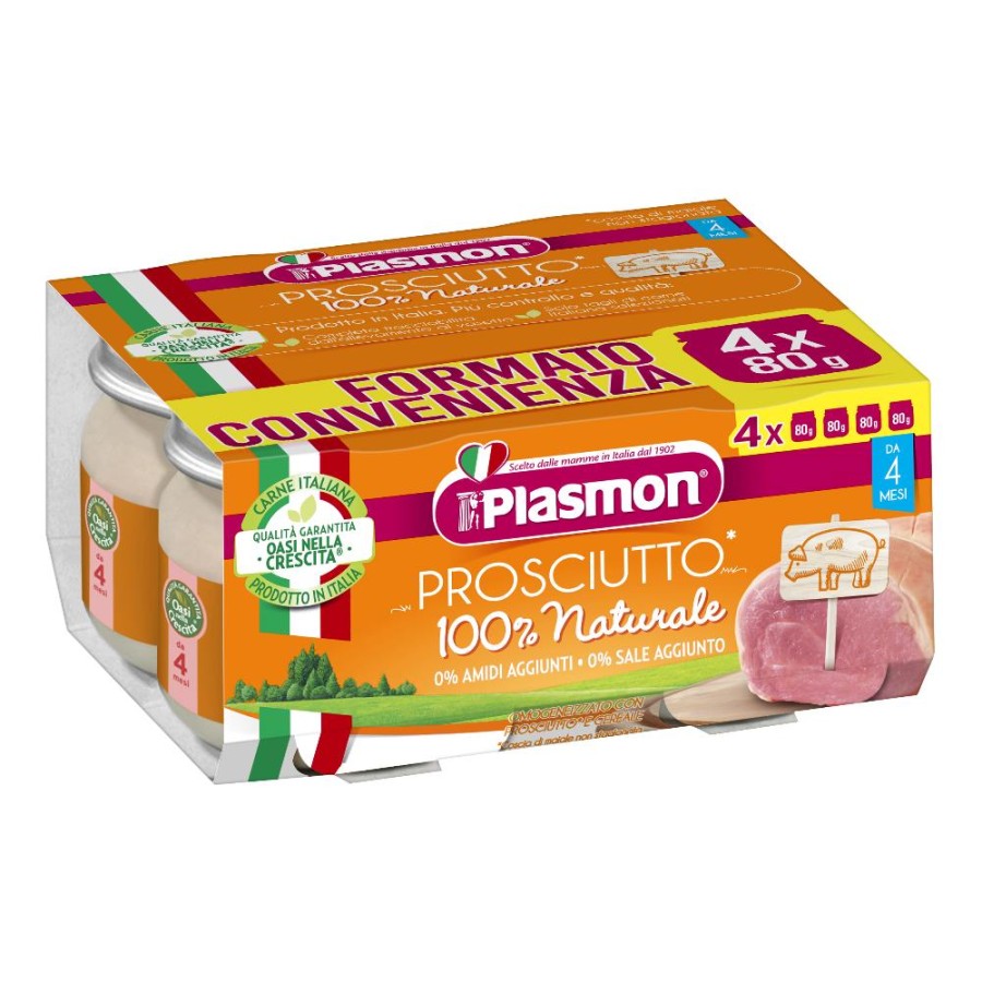 PLASMON Omog.Prosciutto 4x80g