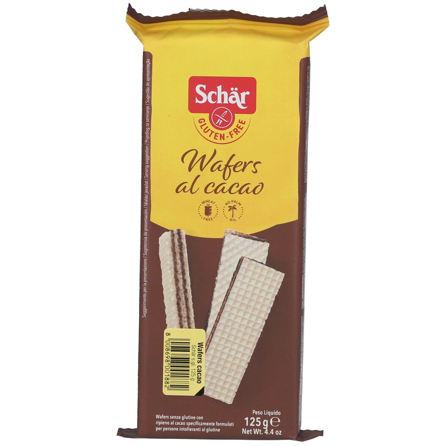 912625985 - SCHAR WAFERS CACAO 125G