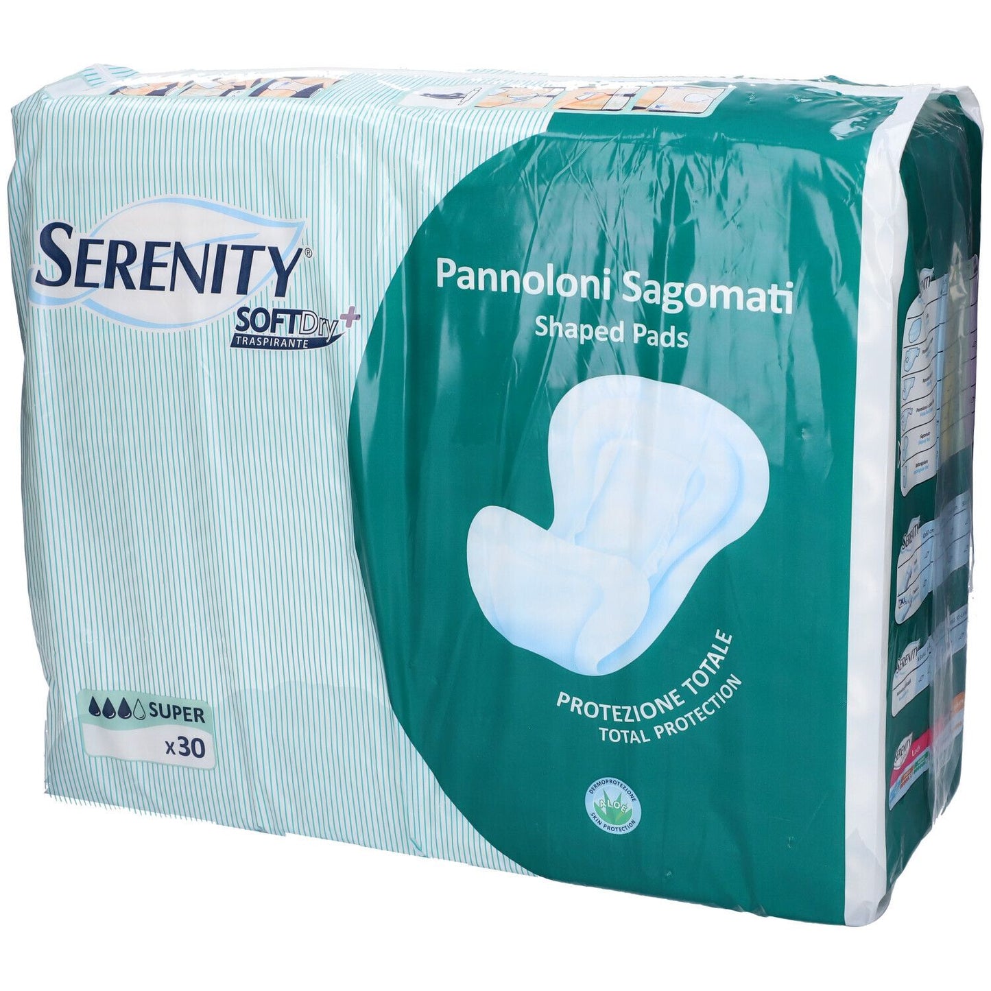 SERENITY Pannol.Sag.Soft Dry Sag.Sup.30pz