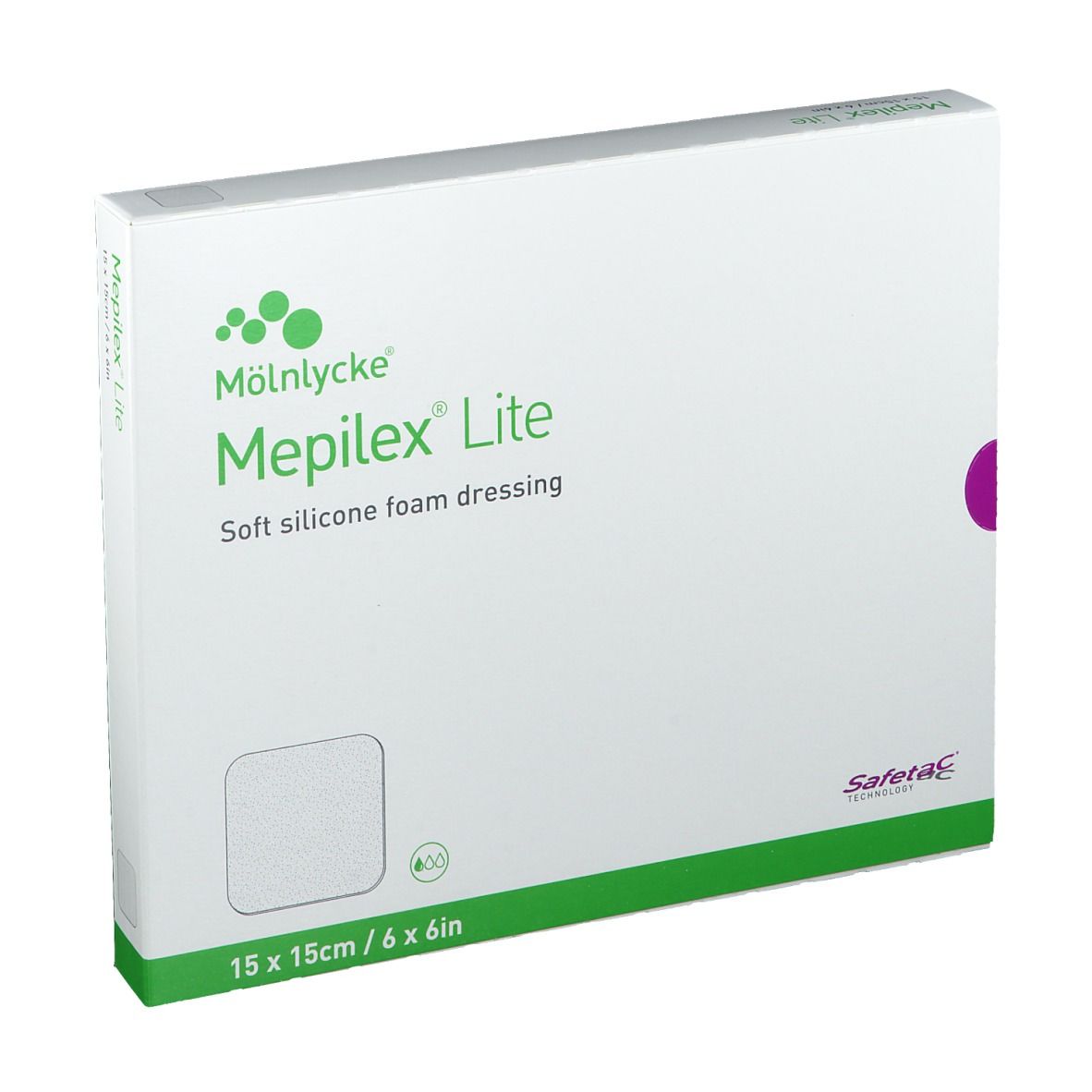 MEPILEX LITE MED SOTT 15X15 5P