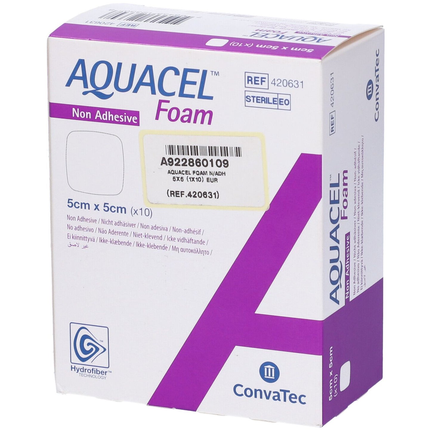 AQUACEL FOAM NON ADH 5X5 10PZ