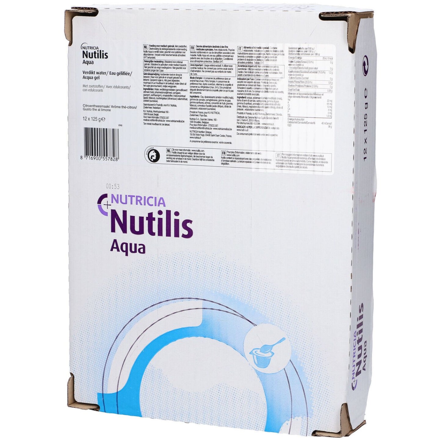 NUTILIS AQUA GEL THE LIM 12X125G