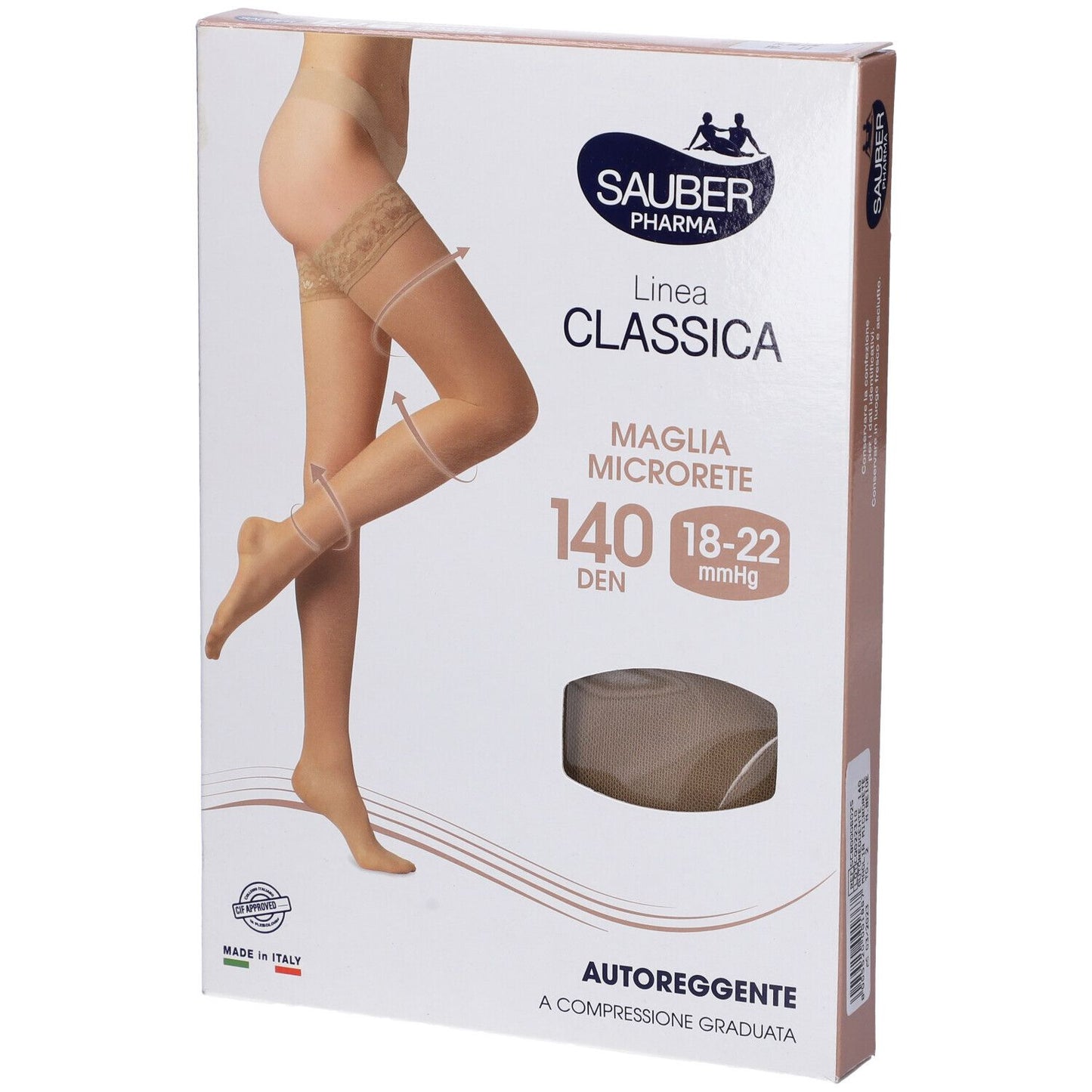 SAUBER CALZE AREG 140 DEN 2 BEIG