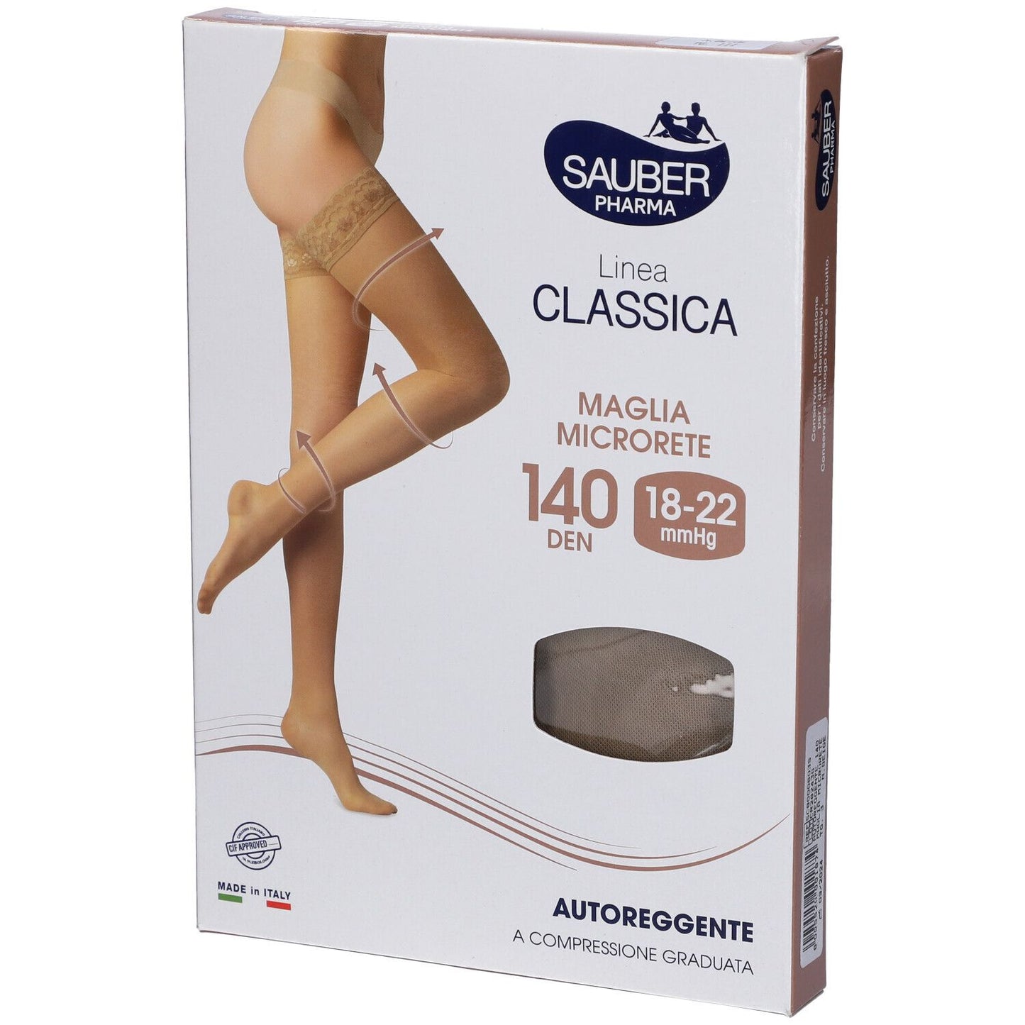 SAUBER CALZE AREG 140 DEN 3 BEIG