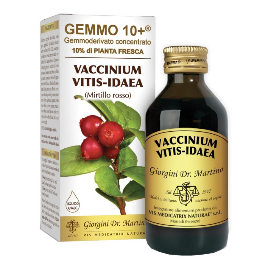 MIRTILLO ROSSO Gemme 10+ 100ml SerVis