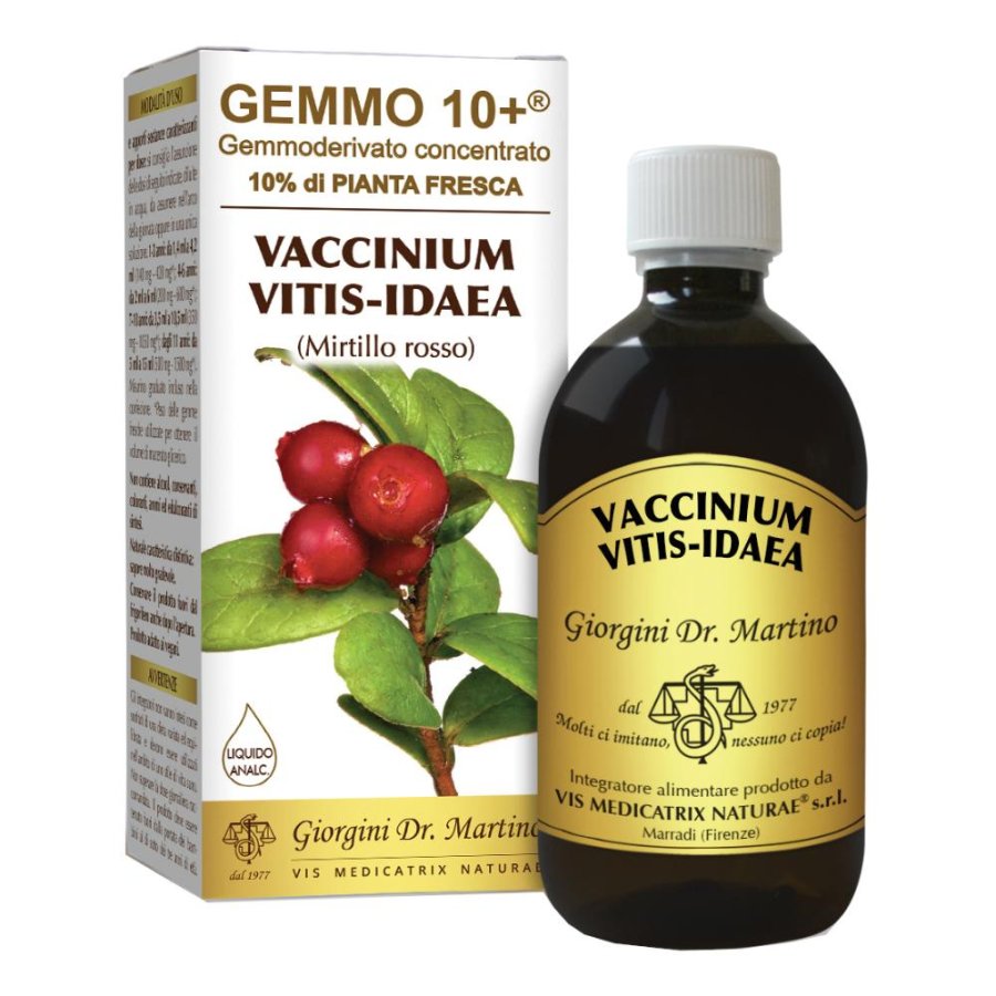 MIRTILLO ROSSO Gemme 10+ 500ml SerVis