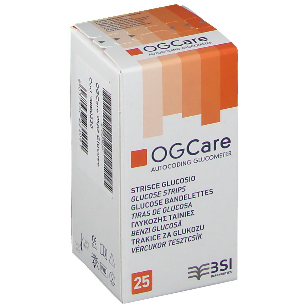 924523525 - OGCARE GLICEMIA 25STR