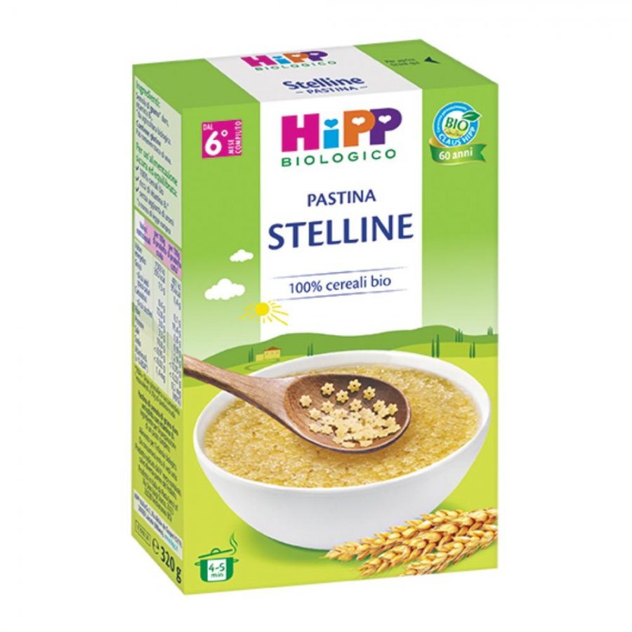 HIPP BIO PASTINA STELLINE 320G