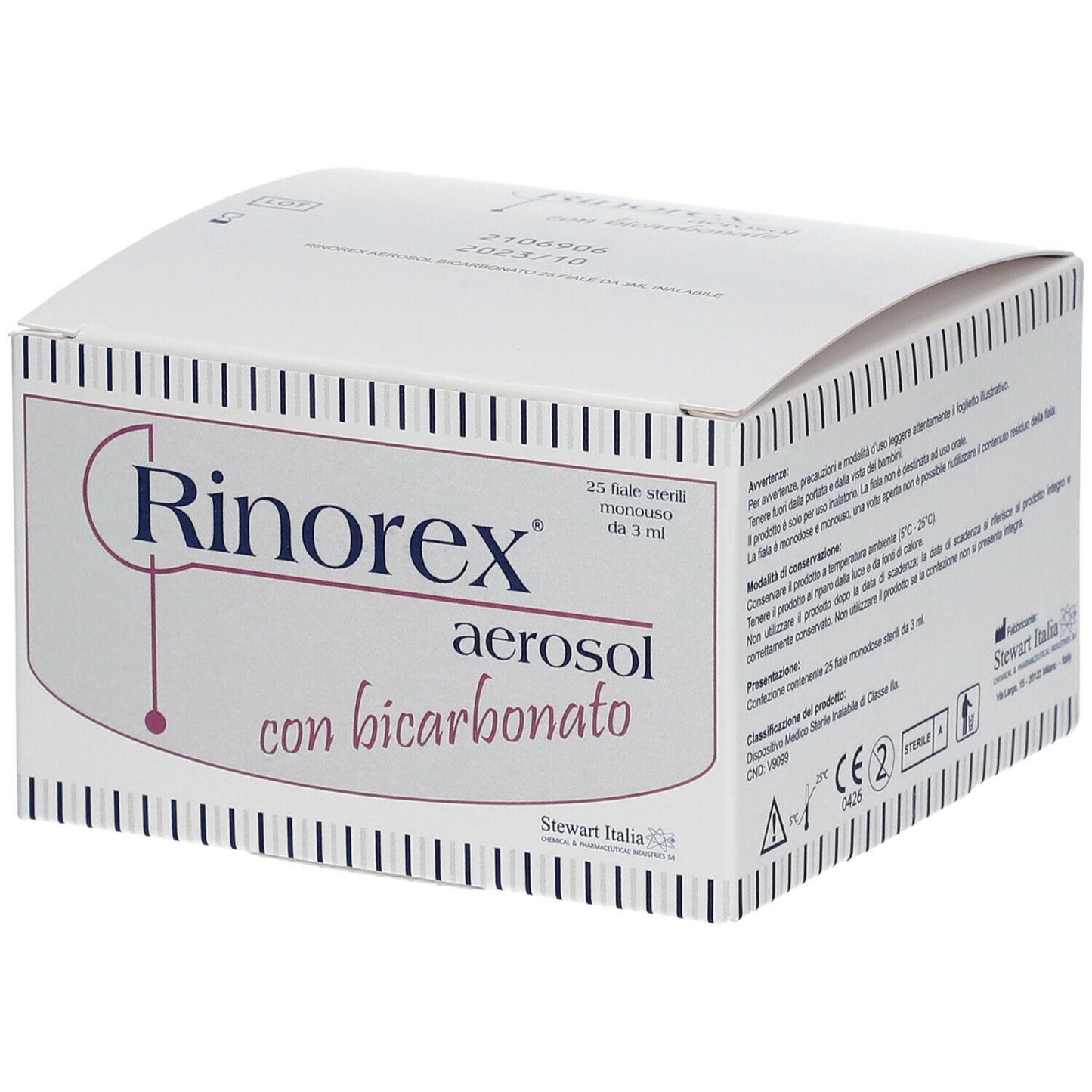 925705764 - RINOREX AEROSOL BICARB 25FX3ML
