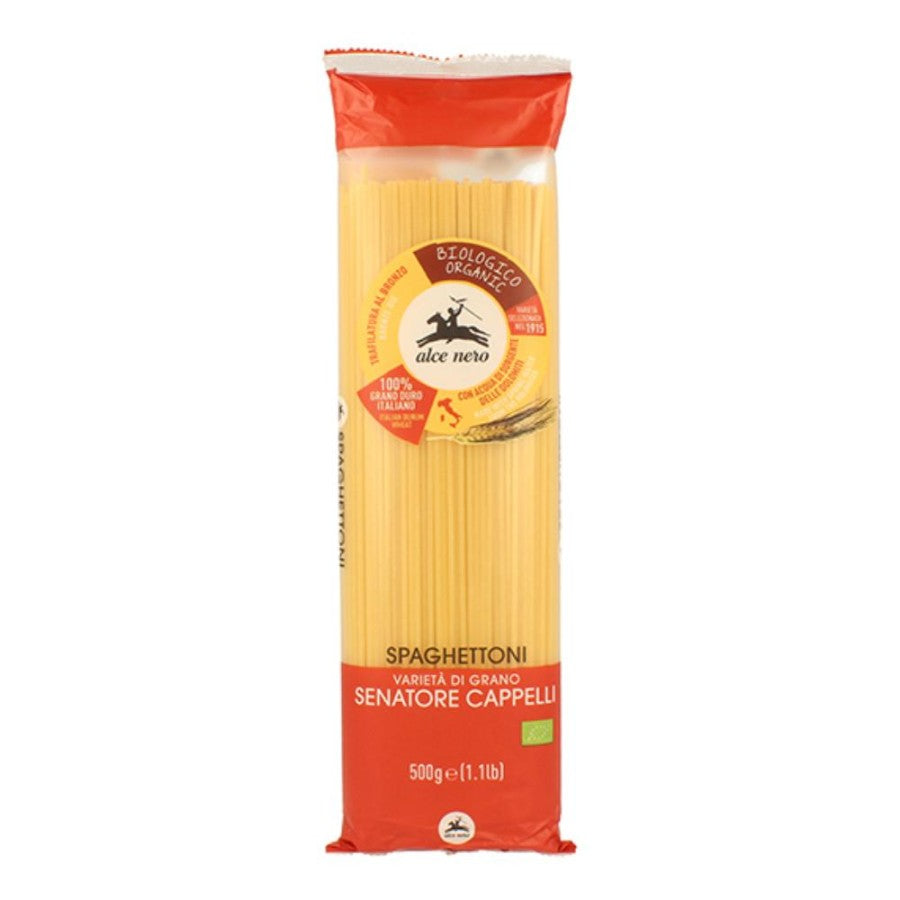 ALCE NERO Pasta Spaghettoni Semola Sen Cappell.Bio