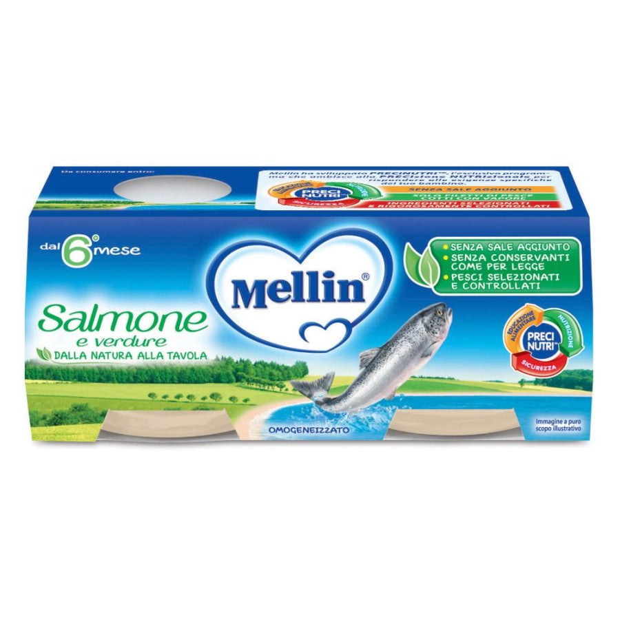 MELLIN Omo Salmone 2x80g