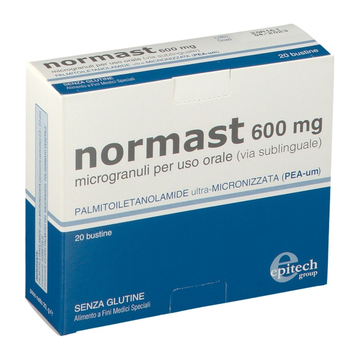 930173772 - NORMAST 600MG 20BUST MICROGRAN