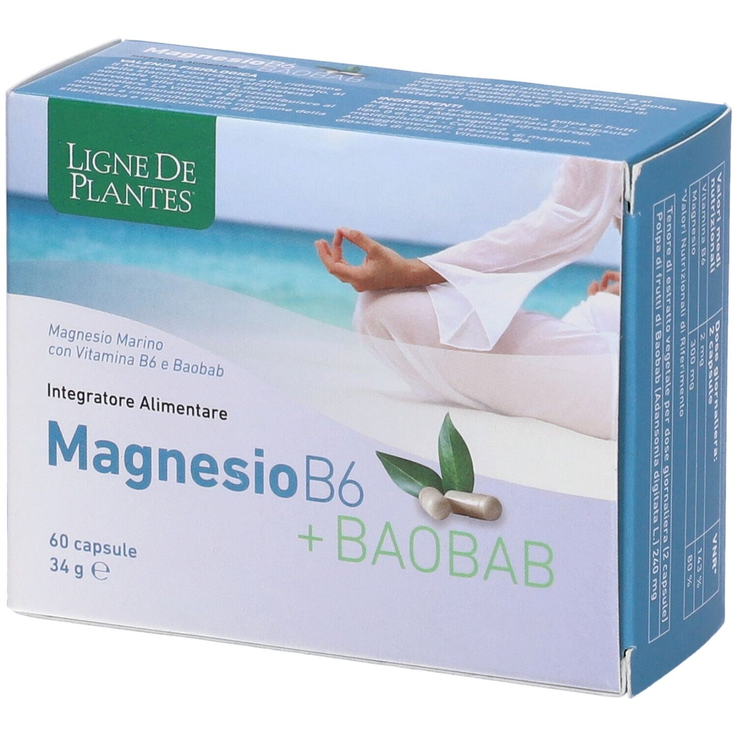 MAGNESIO B6+BAOBAB 60CPS